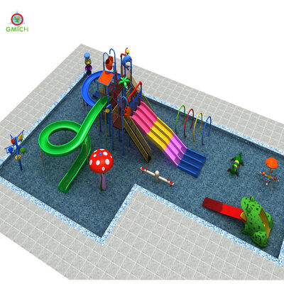 EU Standard Aqua Park Design Custom  Outdoor Water Playset Commercial Anti Crack