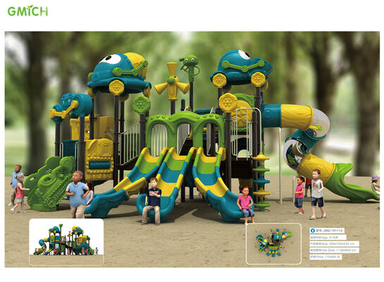 Amusement Park Playground Equipment School Kindergarten Slide Kids Outdoor Plastic Playground