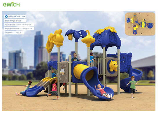 Fade Resistance Preschool Outdoor Play Structures Kid Backyard Playground Set OEM ODM