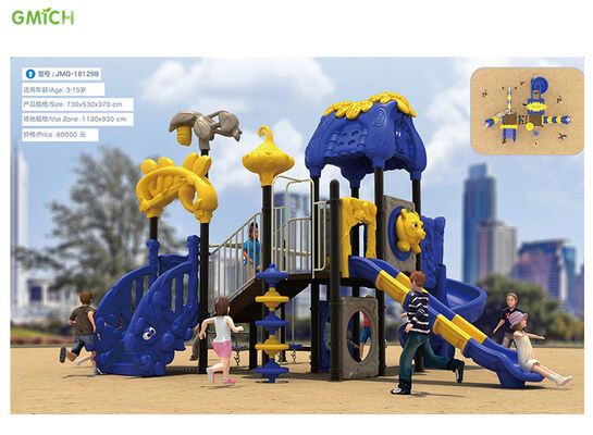 Anti Static Plastic Commercial Playground Equipment Education School Play Area