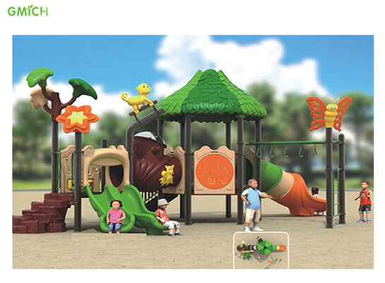 CE SGS Kids Outside Play Equipment Plastic Outdoor Playground 810*420*390CM