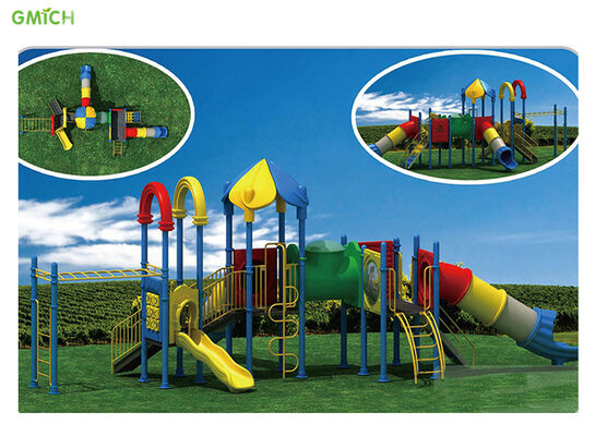 Colorful Children'S Plastic Outdoor Play Equipment For Hotel Resort