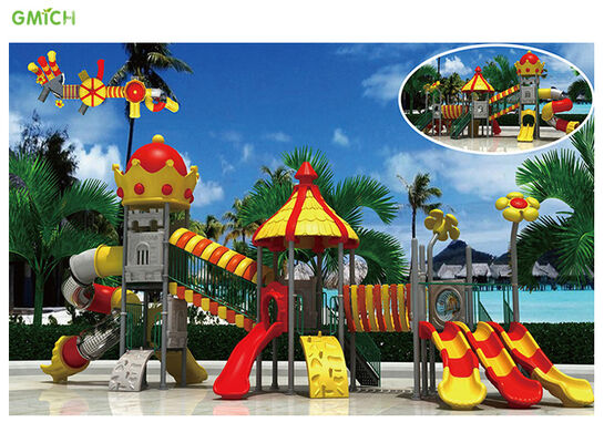 LLDPE Plastic Children Outdoor Playground Amusement Park Childrens Plastic Slide Set