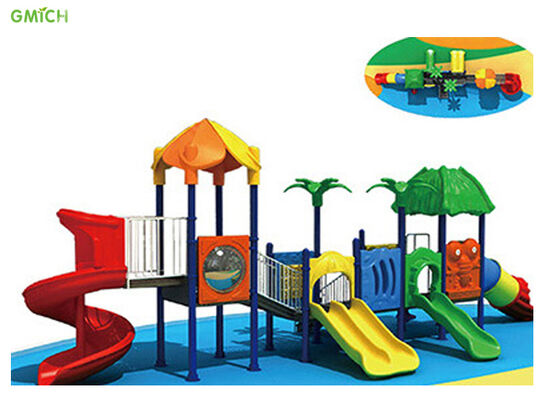 Outdoor Children Playground Equipment For Open Zone City Park Big Size Play Station