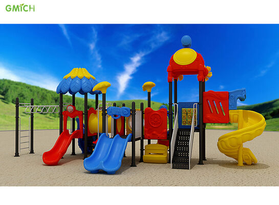 LLDPE Plastic Kindergarten Slide Amusement Park Playground Equipment Durable