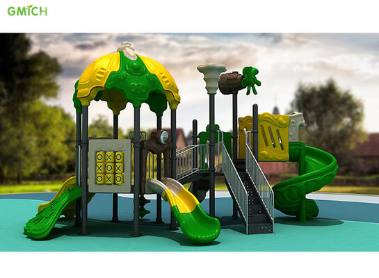 Outdoor Play Area Equipment Customized Commercial Playground Slides Anti UV