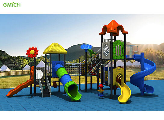 Amusement Park Equipment Large Outdoor Slide Set Environment Friendly