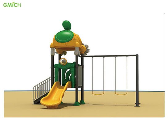 Amusement Park Play Equipment Hot Sale Plastic Slide With Swing Set Manufacturer Kids Outdoor Playground