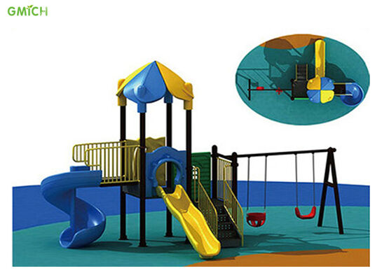 Eco Friendly Child'S Play Swing Sets For Outdoor Garden Games Safety Design