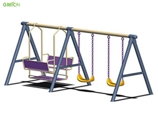 Children Plastic Swing Slide Outdoor Playground Equipment Amusement Park Kids Hot Sale Toys