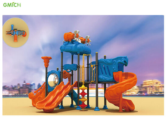 Residential Area Small Space Play Structure Compact Play Sets High Performance