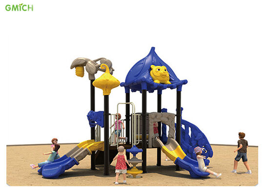 Kids Outdoor Small Playground Set OEM Service Available Anti Crack