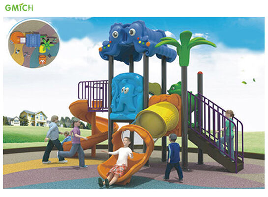 Durable Commercia Small Plastic Playset Compact Playsets Outdoor Anti Skid