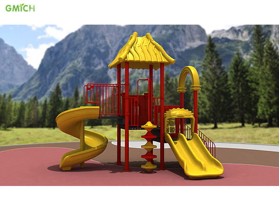 Kids Commercial Park Playground Plastic Slide Amusement Park Equipment Outdoor Garden Games