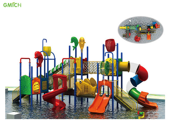 Free Design Aqua Park Equipment Plastic Swimming Pool Slide EU Standards