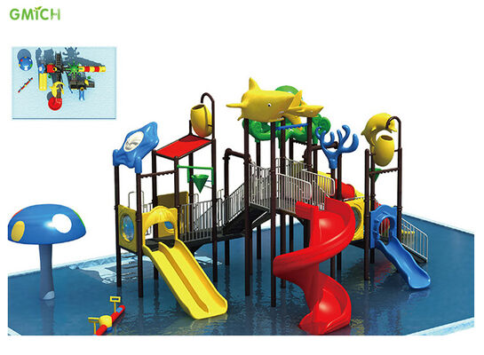 Eco Friendly Outdoor Mini Water Park Water Slide Amusement Park Equipment
