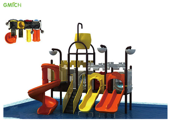Customized Design Plastic Water Slide For Kids Water Play Structures Anti Skid