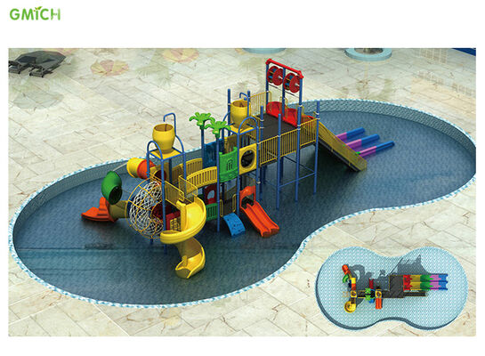 Big City Water Park Playground Equipment Customized Design Easy Installation