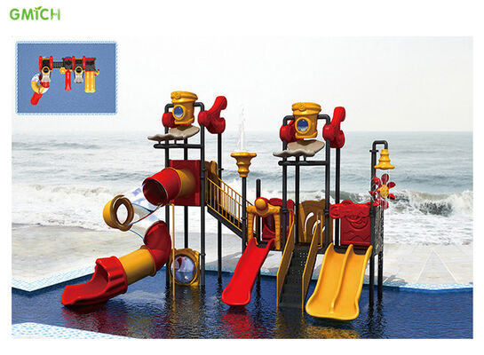 Large Capacity Hard Plastic Pool Slide Kids Playground Equipment High Durability