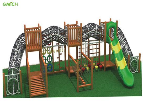 Kindergarten Kids Slides Set WOODEN Playground Equipment Outdoor play ground