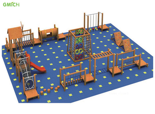 Wooden Slide Outdoor Playground For Children Amusement Park Equipment Hot Sale
