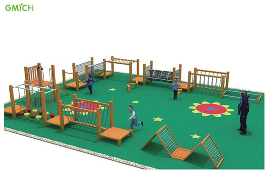 Amusement Park Equipment For Kids Hot Sale Safety Outdoor Wooden Playground