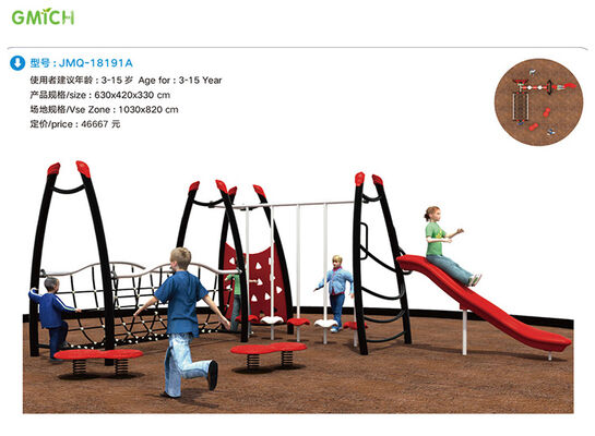 High Durability Rope Tunnel Playground Commercial Rope Based Playground