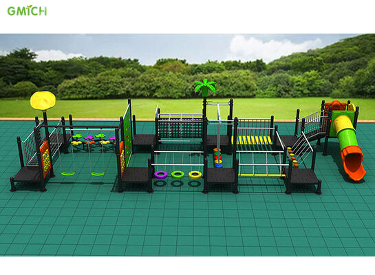 Outdoor Amusement Park Playground Exercise Safe Sport Play Slide Equipment Rope Climbing Net Kids