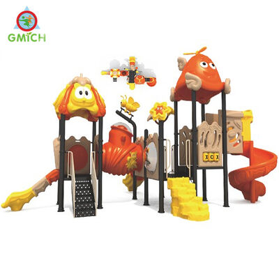 Factory Direct Angel Cat Series Children Theme Amusement Park Outdoor Kids Play Equipment Good Quality Slide Sets for Sale