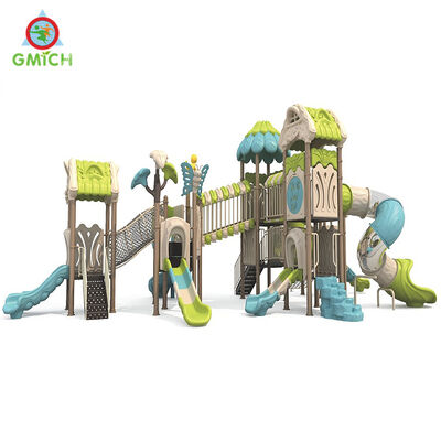 Outdoor Forest Tree House Series Children Park Playground Amusement Play Equipment Fun Play Toys Good Quality Kids Slide Sets