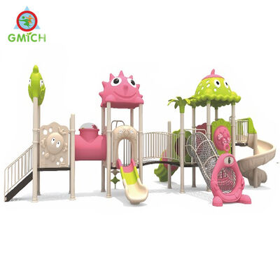 Guangzhou Jinmiqi Playground Manufacturer Colorful Theme Amusement Slide Sets Outdoor Play Equipment Durable Plasitc Toys for Kids