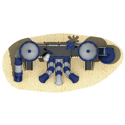 EU Standard Outdoor Big Playground Slides Professional Manufacturer Outdoor Play Equipment Children Park Toys