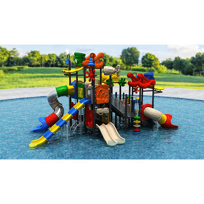Pool Slides Water Playground Factory Durable Water Play Equipment Kids Amusement Sets