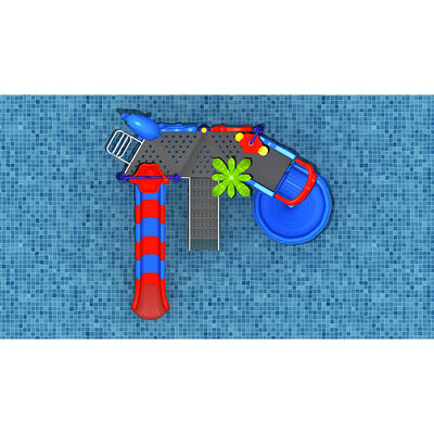 Outdoor Water Park Playground New Design Children's Slides Water Play Equipment