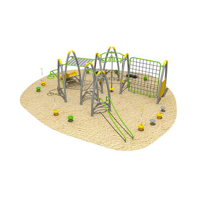 Children Climbing Play Equipment For Resort Area Park, Community Parks, Theme Park