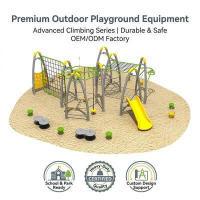 Children Climbing Play Equipment For Resort Area Park, Community Parks, Theme Park