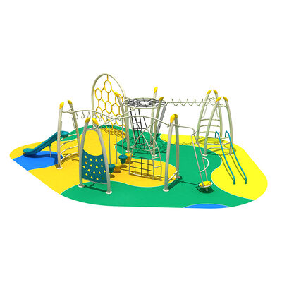 Outdoor Physical Training Rope Net Climbing Course Adventure Playground Set for School and Park