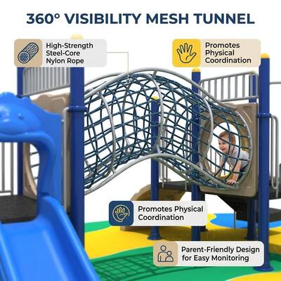 Adventure Park Equipment Custom Design Kids Slides Outdoor Play Ground Children Theme Playground