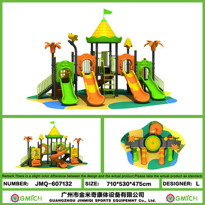 Outdoor Kids Slides Equipment in the apartment Factory Direct