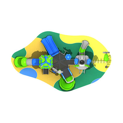 Custom Kids Slides Outdoor Play Structure for Park, School and Resort Projects