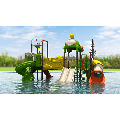 Water Play Equipment Commercial Outdoor Pool Slides for Children