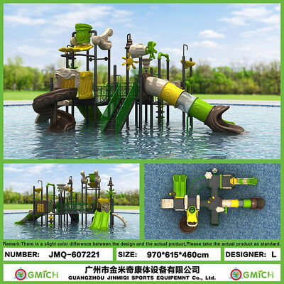 Water Park Playground Supplier Outside Water Play Toys Aqua Playground Water Slides