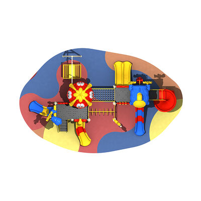 Anti-UV Outdoor Playground Equipment Children's Park Slides