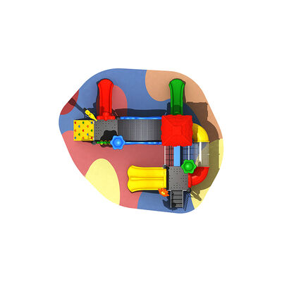 Childhood of Family Outdoor Playground Equipment Children's Slides for Kindergarten