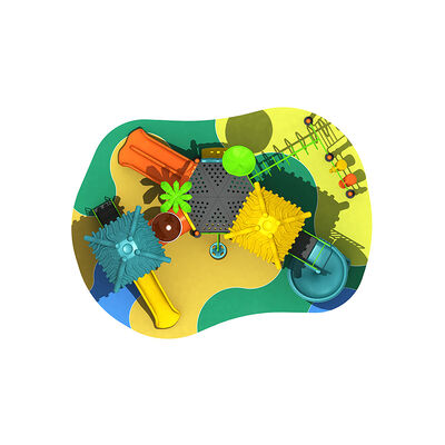 Kids Park Play Project Durable Plasric Slides Sets Playground Equipment for Daycare