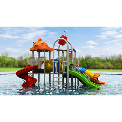  Swimming Pool Slides Children Water Play Equipment Outodor Aquatic Play House