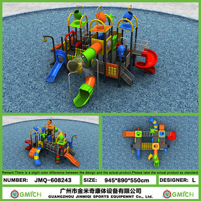  Water Park Equipment Commercial Splash Pad for Public Park Aqua Slides Sets 
