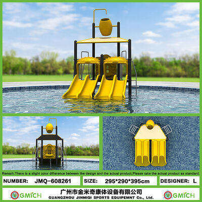 Outdoor Mini Water Park Equipment Splash Pad Water Playground Children Pool Slides