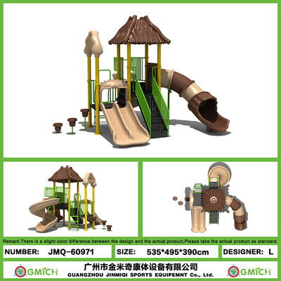 Playground Outdoor Mini Park Slide Sets Security Material Suirable for  Daycare Training Center