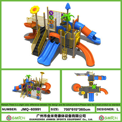 Playground Factory Joyful Commercial Amusement City Climbing Play Equipment and Slides Sets